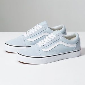vans old skool baby blue